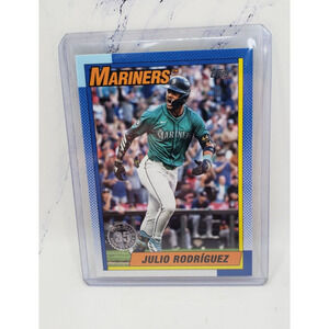 2025 Topps Series 1 1990 Topps Baseball Julio Rodriguez Seattle Mariners #T90-42